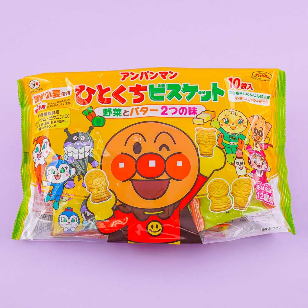 Anpanman Strawberry Biscuits (Kids Snack)